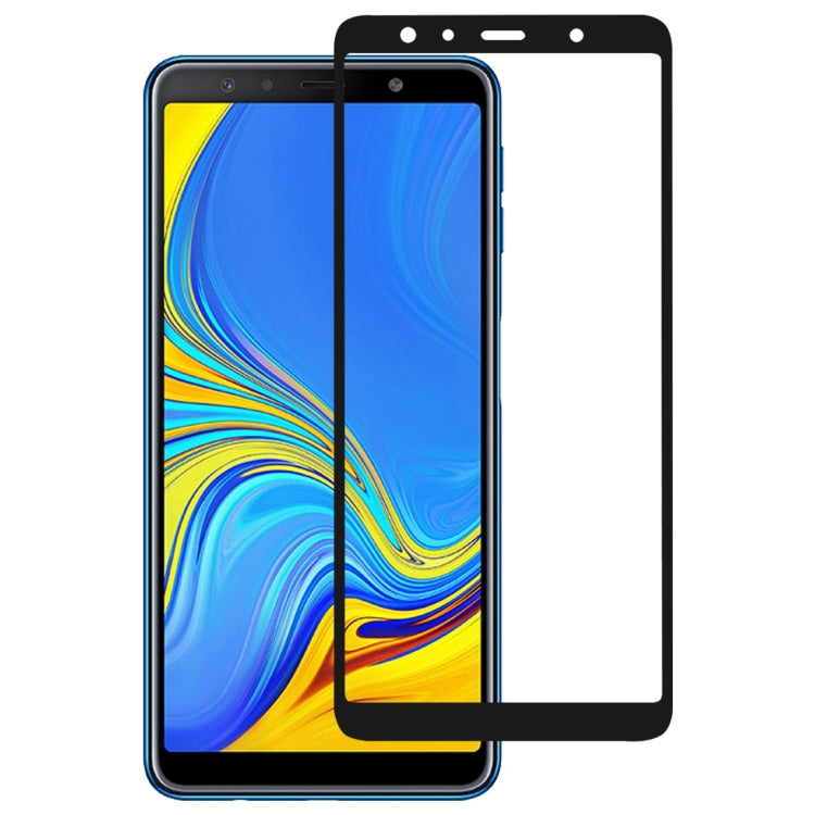 絲印二強 全屏鋼化玻璃膜適用於 三星 Galaxy A7