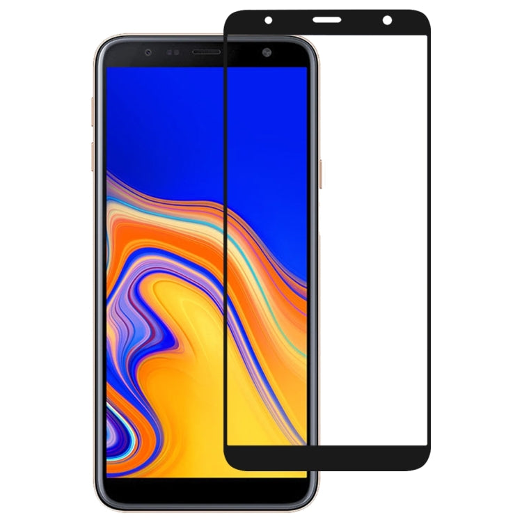 絲印二強 全屏鋼化玻璃膜適用於 三星 Galaxy J6+ & J4+