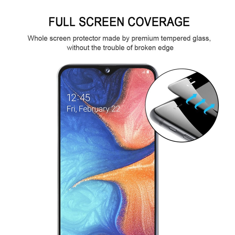 25 PCS 絲印二強 全屏鋼化玻璃膜適用於 三星 Galaxy J6