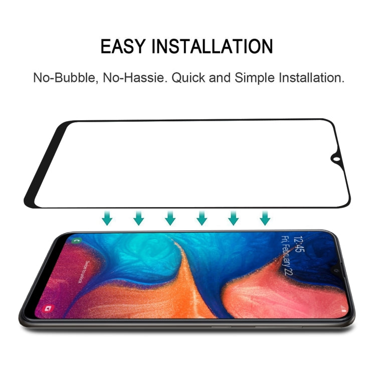 25 PCS 絲印二強 全屏鋼化玻璃膜適用於 三星 Galaxy J6