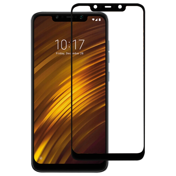 絲印二強 全屏鋼化玻璃膜適用於 小米 Xiaomi Pocophone F1