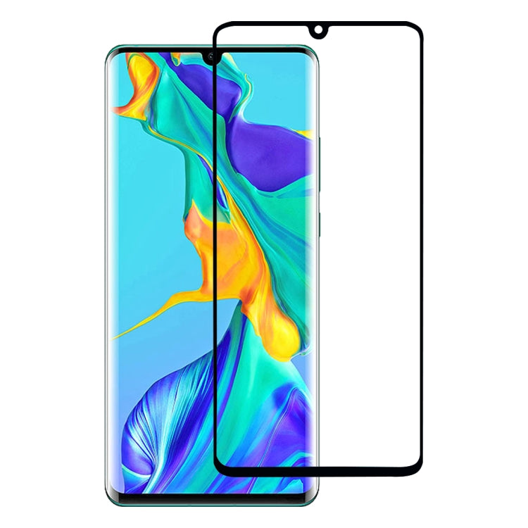 適用於華為 P30 Pro 邊膠 3D曲面全屏鋼化玻璃膜