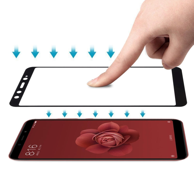 適用於小米 Mi 6X / A2  9H 3D全屏覆蓋碳纖維軟邊 高清防爆鋼化玻璃膜