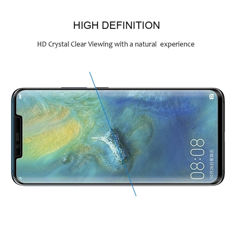 25個裝 適用於華為 Mate 20 Pro 3D曲面全屏鋼化玻璃膜