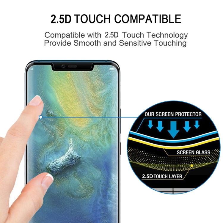 25個裝 適用於華為 Mate 20 Pro 3D曲面全屏鋼化玻璃膜