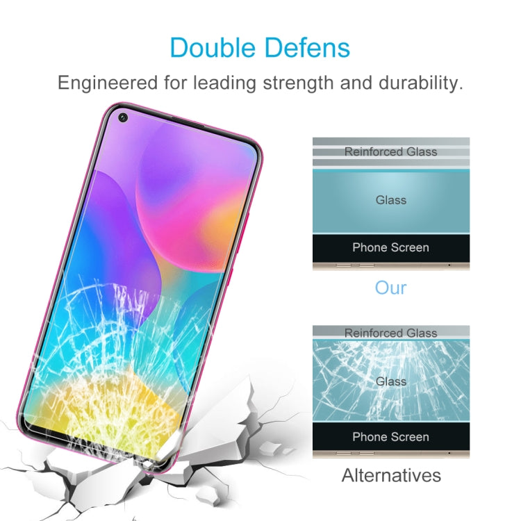 10個裝 適用於華為 Play 3 0.26mm 9H 2.5D弧邊鋼化玻璃膜