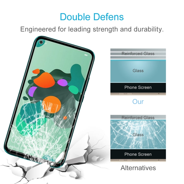 10個裝 適用於華為 Mate 30 Lite 0.26mm 9H 2.5D弧邊鋼化玻璃膜