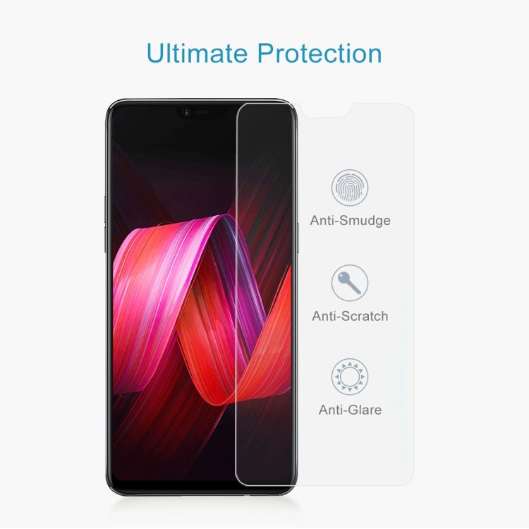 100 PCS 適用於OPPO R15 / R15 Pro  9H 2.5D弧邊鋼化玻璃膜