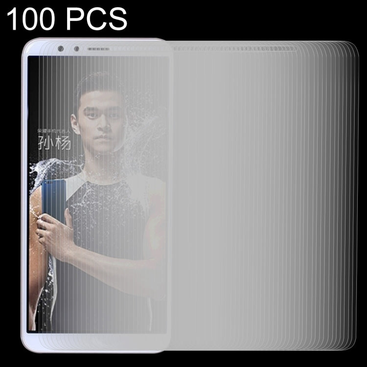 100個裝 適用於華為 榮耀暢玩7X 0.26mm厚度 9H表面硬度 2.5D弧邊 鋼化玻璃保護膜