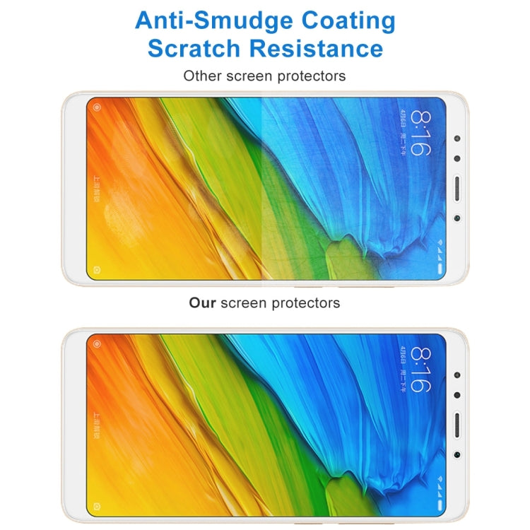 2個裝 適用於小米 紅米5 0.26mm厚度 9H表面硬度 2.5D弧邊 鋼化玻璃保護膜