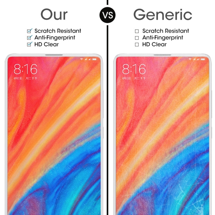 適用於小米Mix 2s 0.26mm厚度 9H 2.5D弧邊鋼化玻璃保護膜