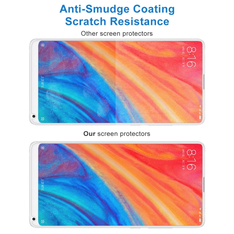 適用於小米Mix 2s 0.26mm厚度 9H 2.5D弧邊鋼化玻璃保護膜