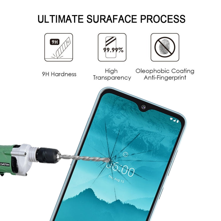 25 PCS 絲印二強 全屏鋼化玻璃膜適用於 適用於 Nokia 6.2