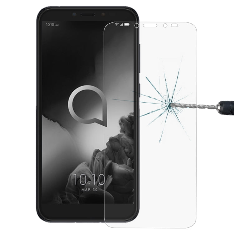 2.5D弧邊半屏鋼化玻璃保護膜  適用於Alcatel 1S