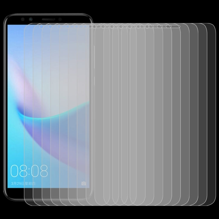 100 PCS 適用於華為 暢享8/榮耀7C 0.26mm厚度 9H 2.5D弧邊鋼化玻璃膜