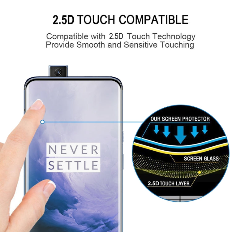 2 PCS 適用於OnePlus 7 Pro 9H曲面全屏鋼化膜