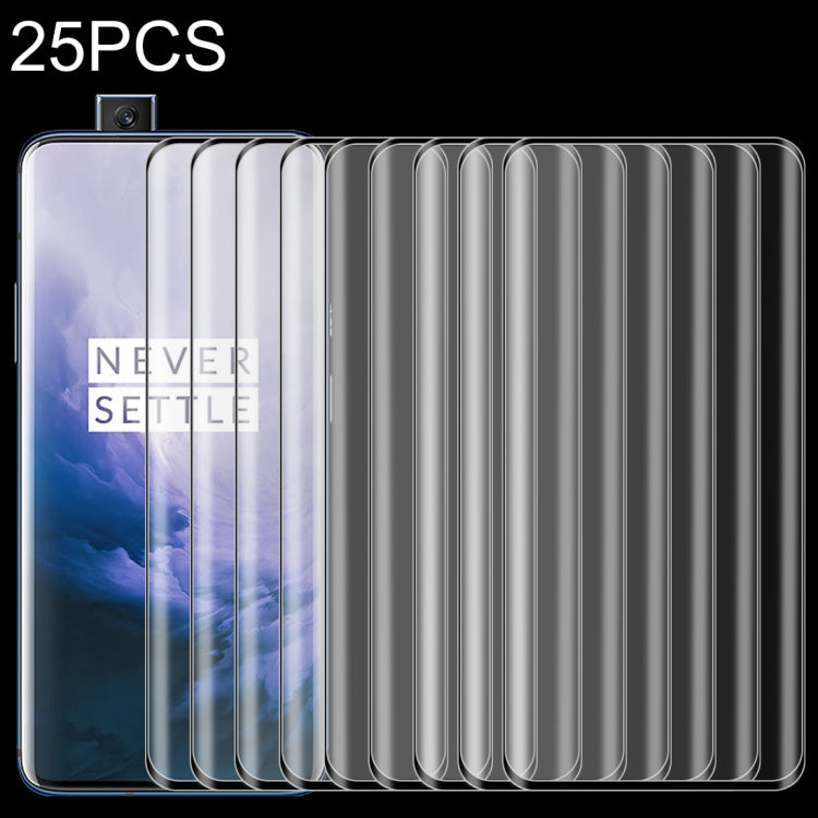 25 PCS 適用於OnePlus 7 Pro 9H曲面全屏鋼化膜