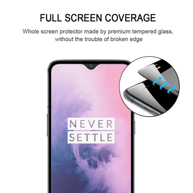 2 PCS 適用於OnePlus 7 9H 二強全屏鋼化膜