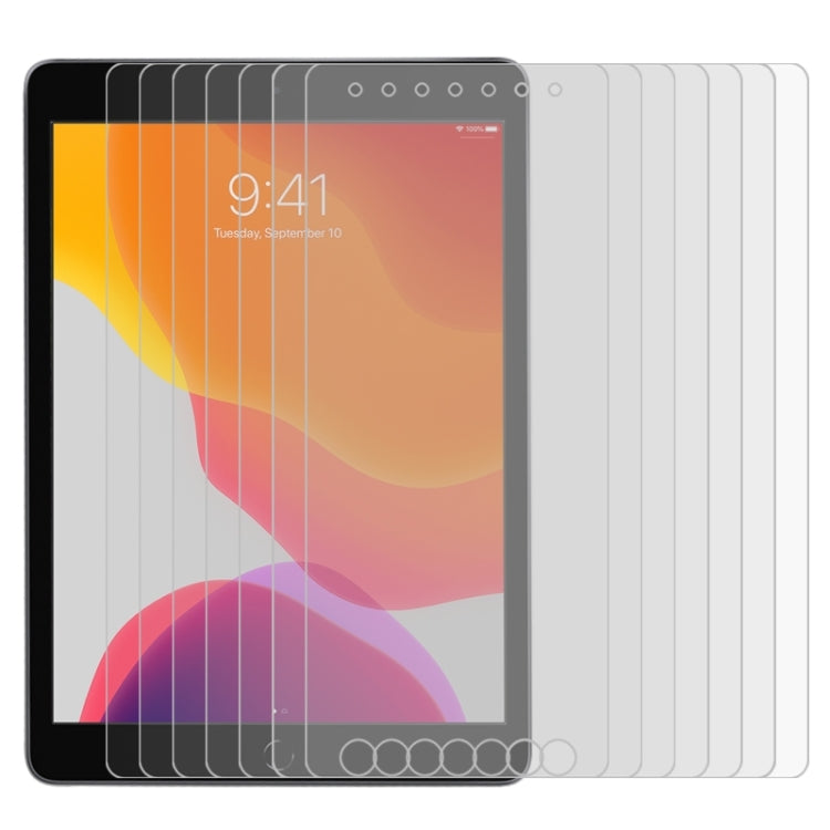 25片裝 適用於iPad 10.2 2021 / 2020 / 2019 9H 2.5D鋼化貼膜