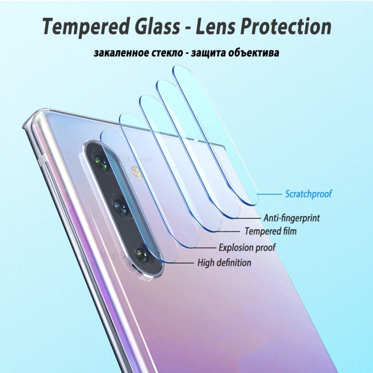 適用於 三星 Galaxy Note 10   0.3mm厚度 9H硬度 3D邊膠曲面防爆鋼化膜，支持指紋解鎖
