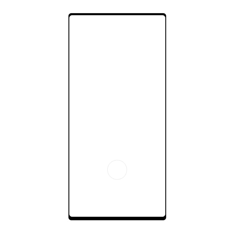 適用於 三星 Galaxy Note 10  3D全膠曲面防爆鋼化膜，支持指紋解鎖