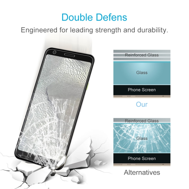 適用於谷歌 Pixel 3 Lite 0.26mm 9H 2.5D弧邊鋼化玻璃膜