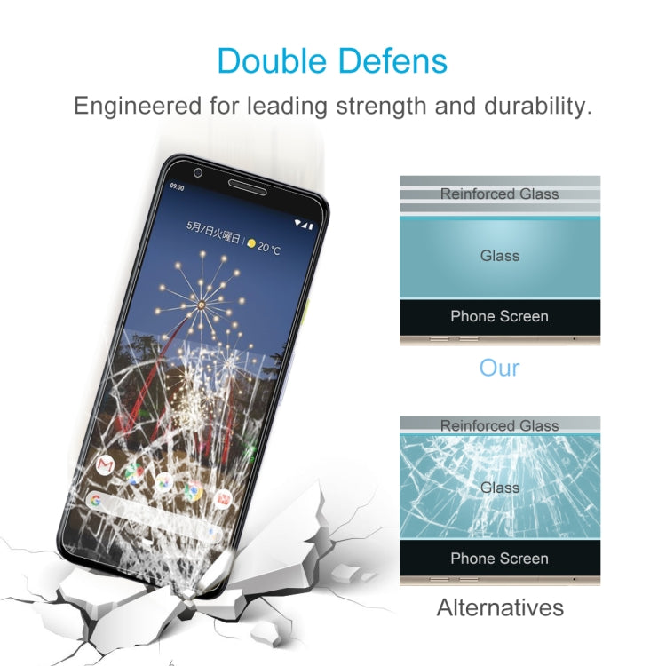 適用於谷歌 Pixel 3A XL 0.26mm 9H 2.5D弧邊鋼化玻璃膜