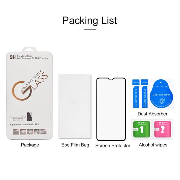 絲印二強 全屏鋼化玻璃膜 適用於 小米 紅米 Note 8 Pro