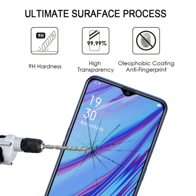 絲印二強 全屏鋼化玻璃膜 適用於 OPPO A9