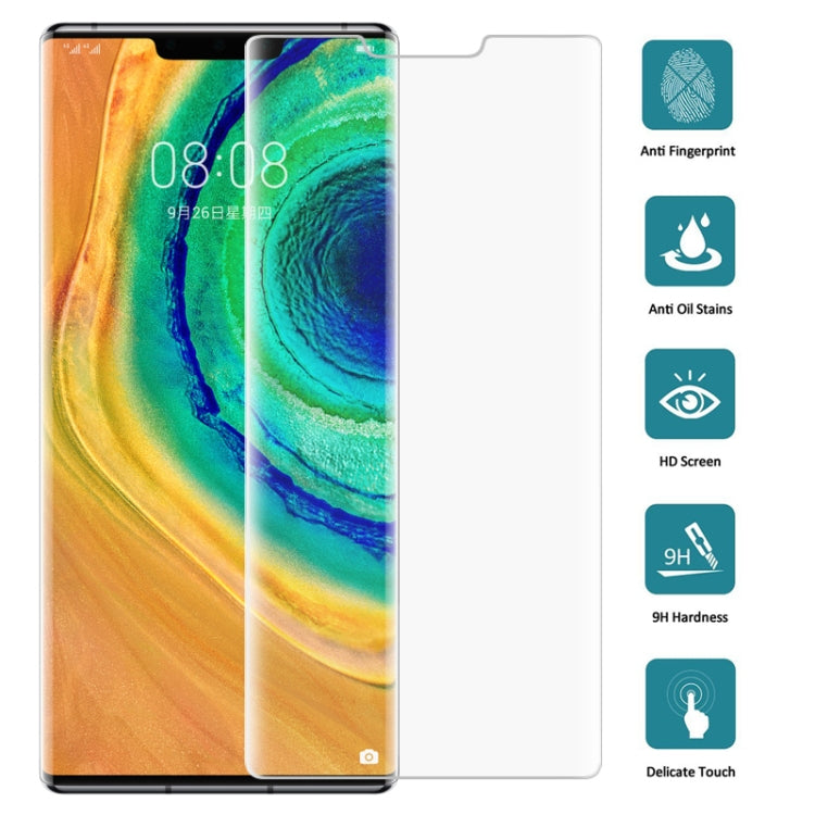 10片一賣 適用於華為 Mate 30 Pro / Mate 30E Pro 5G / Mate 30 RS Porsche Design 9H 2.5D 超薄半屏鋼化玻璃屏幕保護膜
