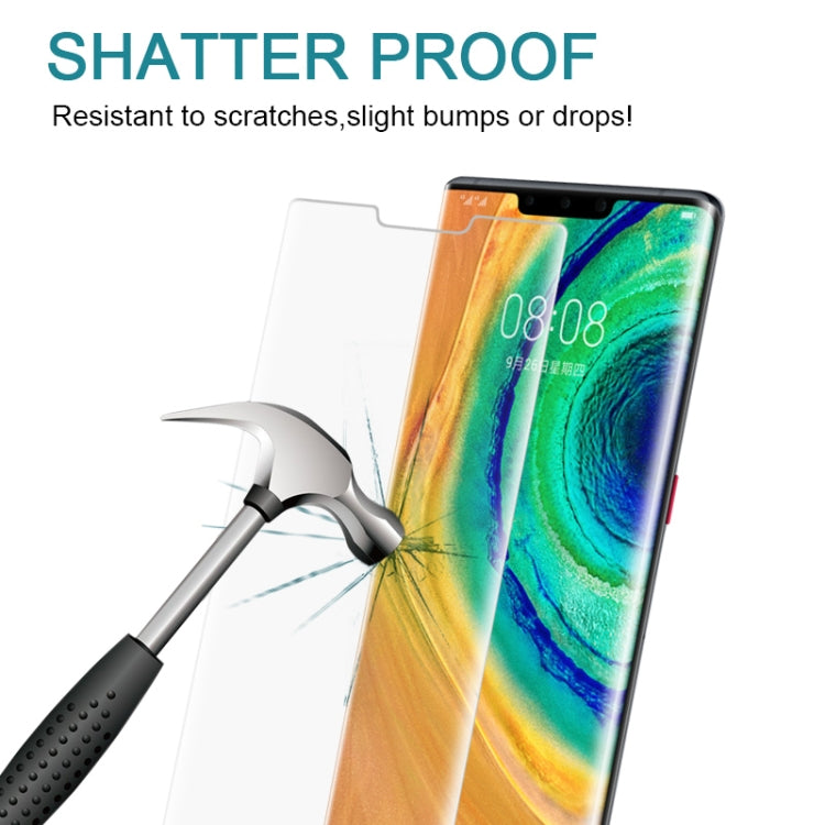 10片一賣 適用於華為 Mate 30 Pro / Mate 30E Pro 5G / Mate 30 RS Porsche Design 9H 2.5D 超薄半屏鋼化玻璃屏幕保護膜