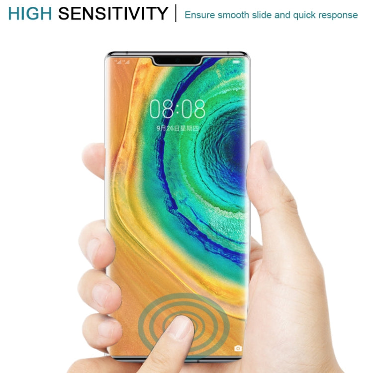 10片一賣 適用於華為 Mate 30 Pro / Mate 30E Pro 5G / Mate 30 RS Porsche Design 9H 2.5D 超薄半屏鋼化玻璃屏幕保護膜