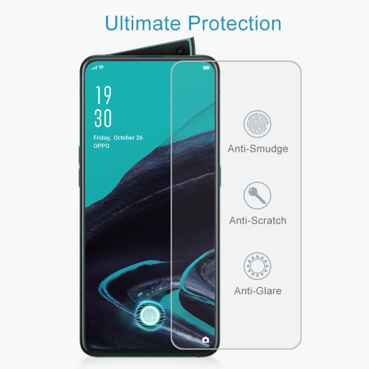 50 PCS   0.26mm 9H 2.5D 鋼化玻璃膜 適用於 OPPO Reno 2