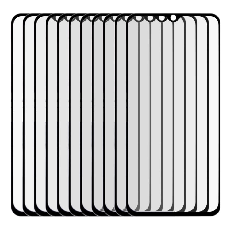 25 PCS 絲印二強 全屏鋼化玻璃膜適用於 適用於 OnePlus 7T