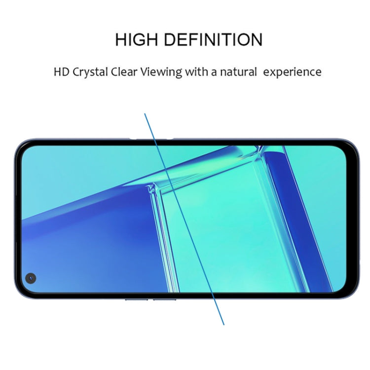適用於 OPPO A72 9D 絲印二強 全屏鋼化玻璃膜, For OPPO A72