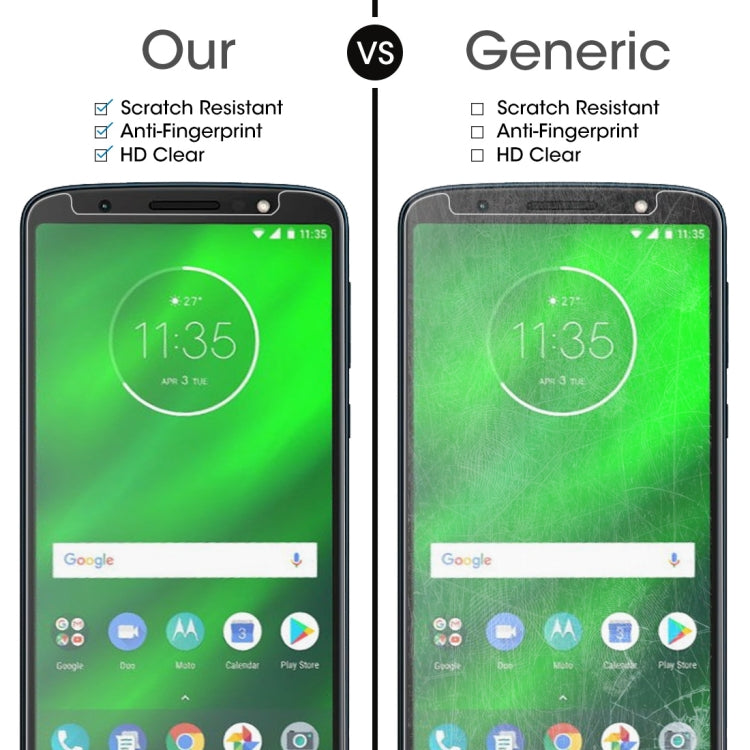 Moto G6 Plus 0.26mm厚度 9H 2.5D弧邊鋼化玻璃保護膜