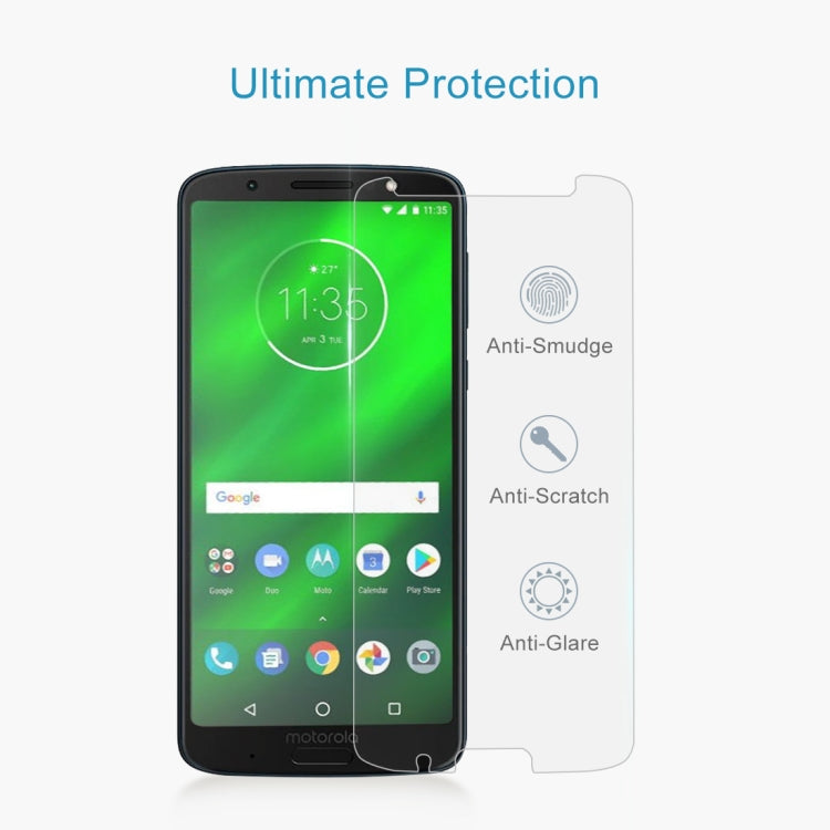 Moto G6 Plus 0.26mm厚度 9H 2.5D弧邊鋼化玻璃保護膜