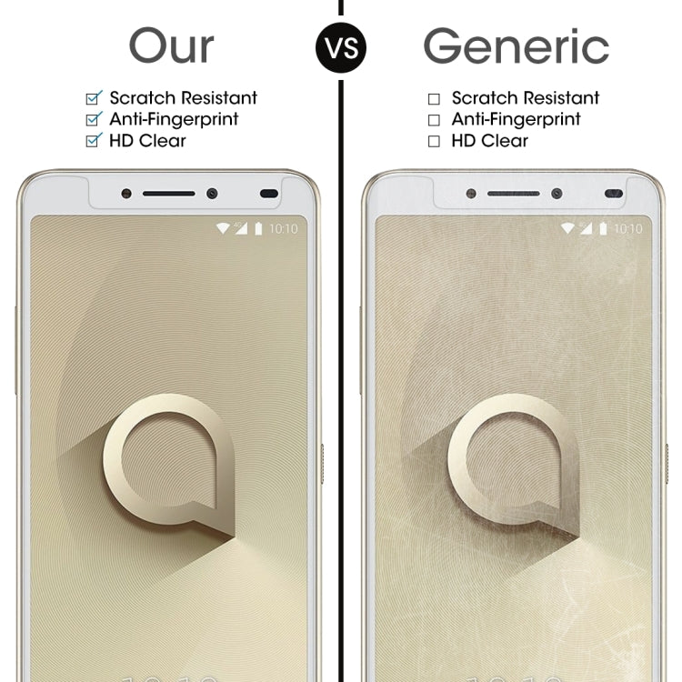 阿爾卡特 3V 0.26mm厚度 9H 2.5D弧邊鋼化玻璃保護膜