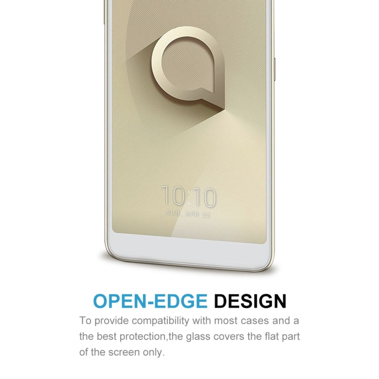 阿爾卡特 3V 0.26mm厚度 9H 2.5D弧邊鋼化玻璃保護膜