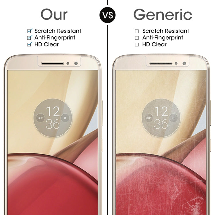 適用於摩托羅拉M 0.26mm厚度 9H 2.5D弧邊鋼化玻璃保護膜
