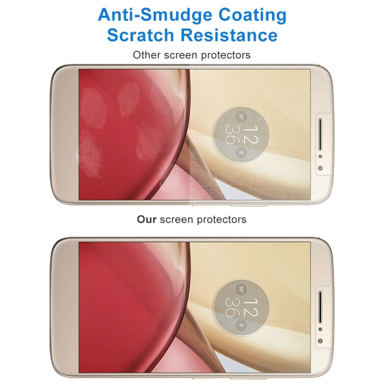 適用於摩托羅拉M 0.26mm厚度 9H 2.5D弧邊鋼化玻璃保護膜