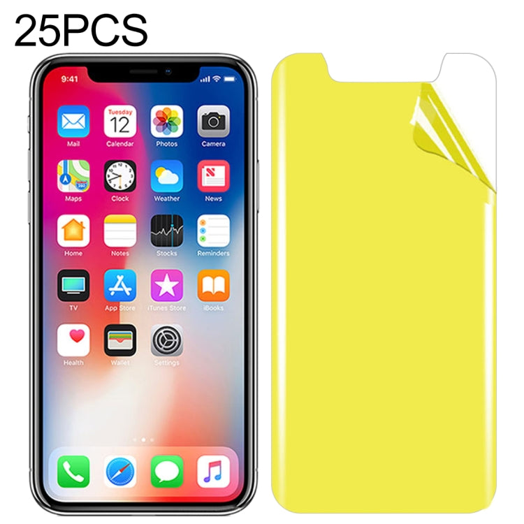 25片裝 適用於iPhone X / XS 全屏覆蓋TPU前膜軟貼膜