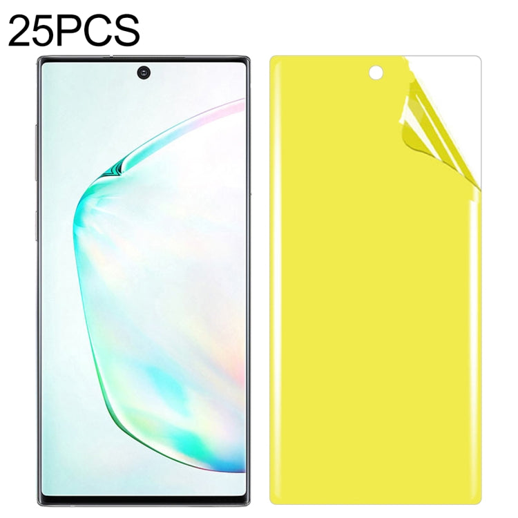 25片裝 適用於三星 Galaxy Note 10 全屏覆蓋TPU前膜軟貼膜