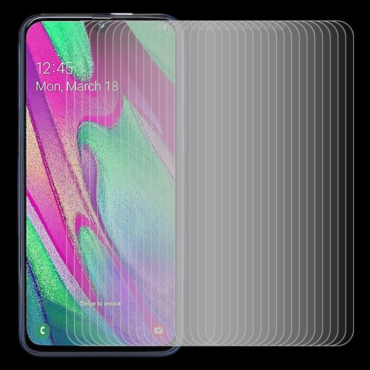 50個裝 2.5D弧邊 半屏鋼化玻璃保護膜  適用於三星 Galaxy A40