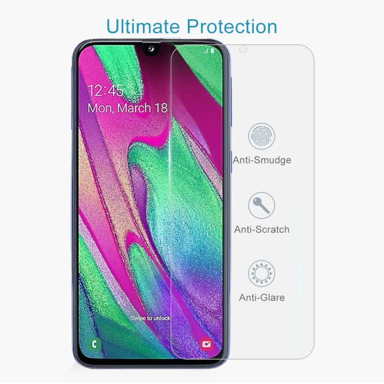 2.5D弧邊 半屏鋼化玻璃保護膜  適用於三星 Galaxy A40
