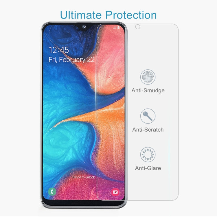 2.5D弧邊 半屏鋼化玻璃保護膜  適用於三星 Galaxy A20e