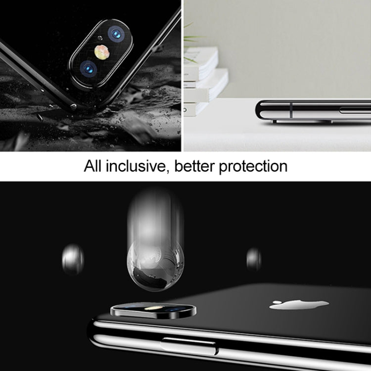 適用於iPhone X 鈦合金鋼化玻璃鏡頭保護膜