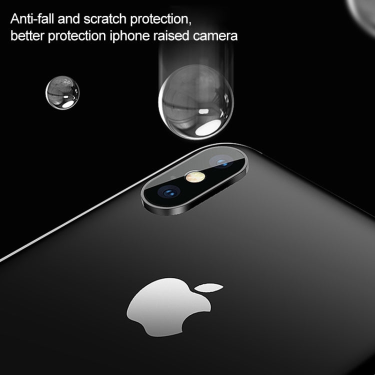 適用於iPhone XS Max 鈦合金鋼化玻璃鏡頭保護膜