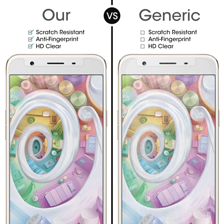 100個裝 適用於OPPO F1s  0.26mm厚度 9H表面硬度 2.5D弧邊 鋼化玻璃保護膜