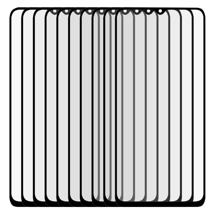 25 PCS 適用於OPPO Reno 3 / Reno3 Youth 絲印二強 全屏鋼化玻璃膜